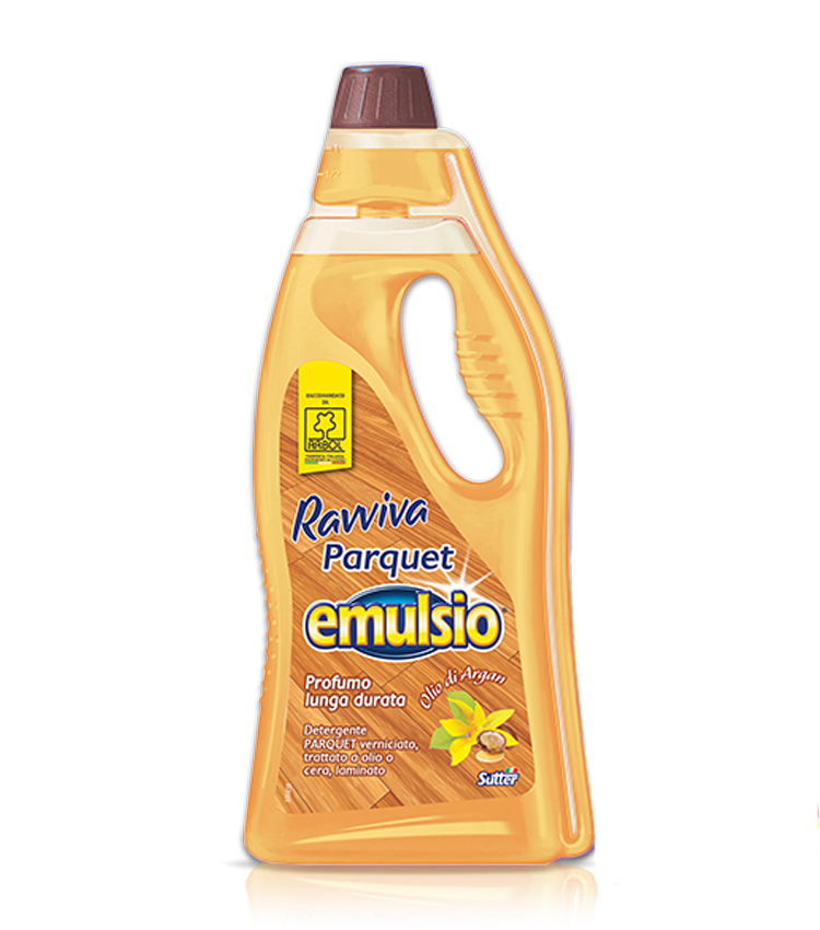 EMULSIO Ravviva Parquet Detergente con Olio essenziale di Argan 750ml