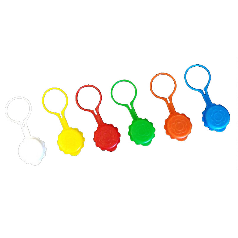 Tappi in Plastica colorati Monouso con anello - 1000 pz