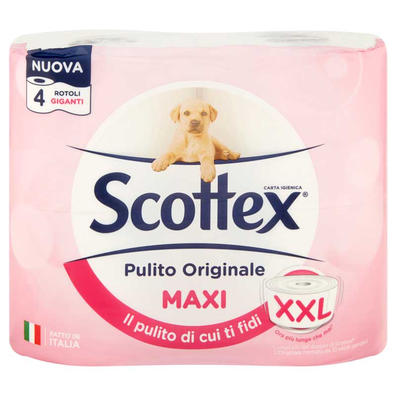 Fino a 128 rotoli di carta igienica Scottex